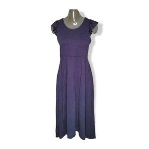 Isabel Maternity by Ingrid &Isabel Women's Navy Blue Knee Length Maternity Dress